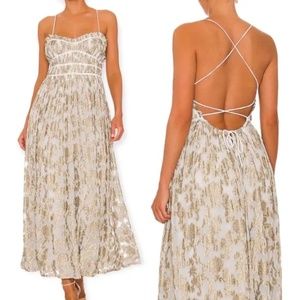 Free People Charlie Bustier Maxi dress Large